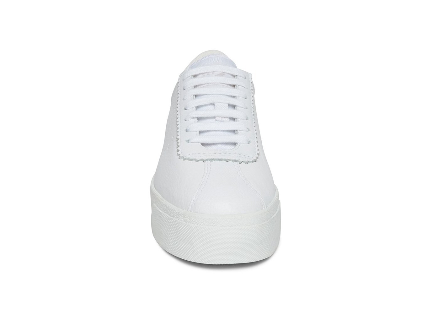 Superga Plataforma Mujer Blancas - 2854 Club 3 Full Comfort Cuero - 140358SHM